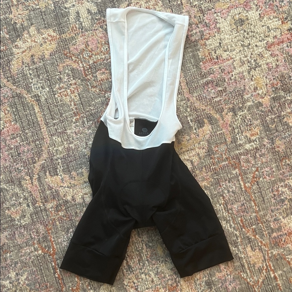 NeoPro Black and White Cycling Bib Shorts